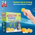 LemonBlast Yellow Bubble Tablets (24pc) – Instant Freshness, Every Use